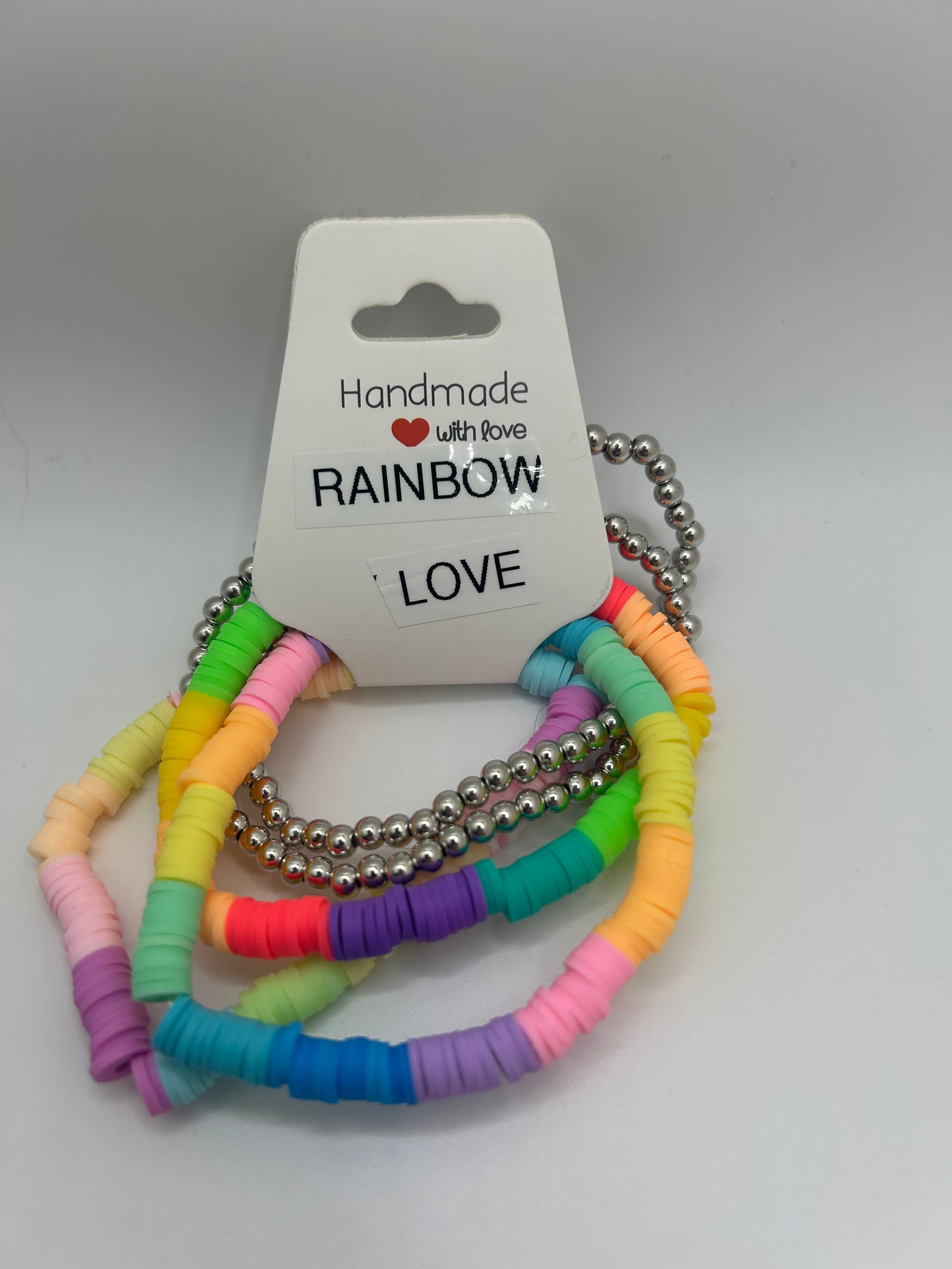 Rainbow Love Bracelets