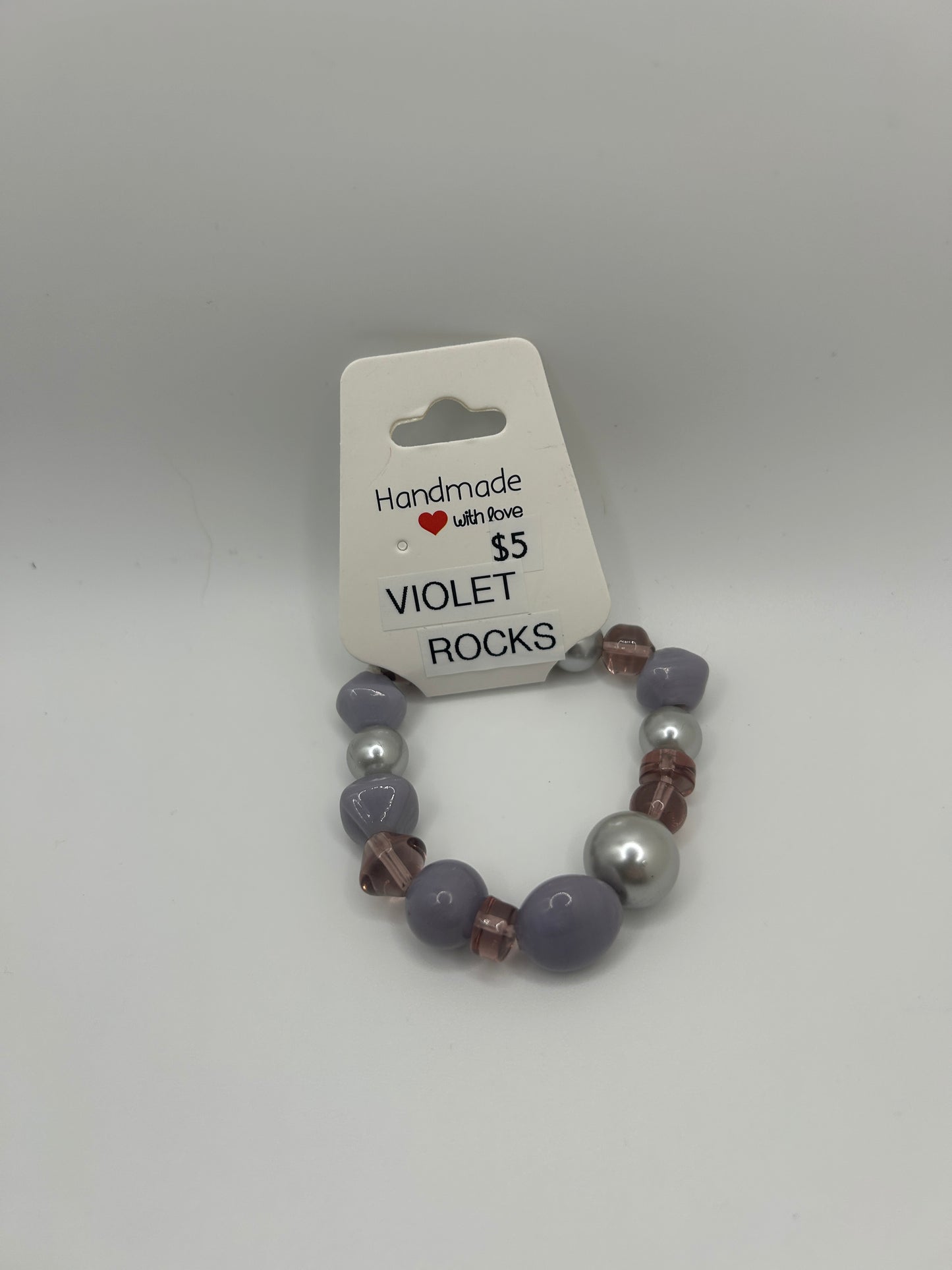 Violet Rocks Bracelet