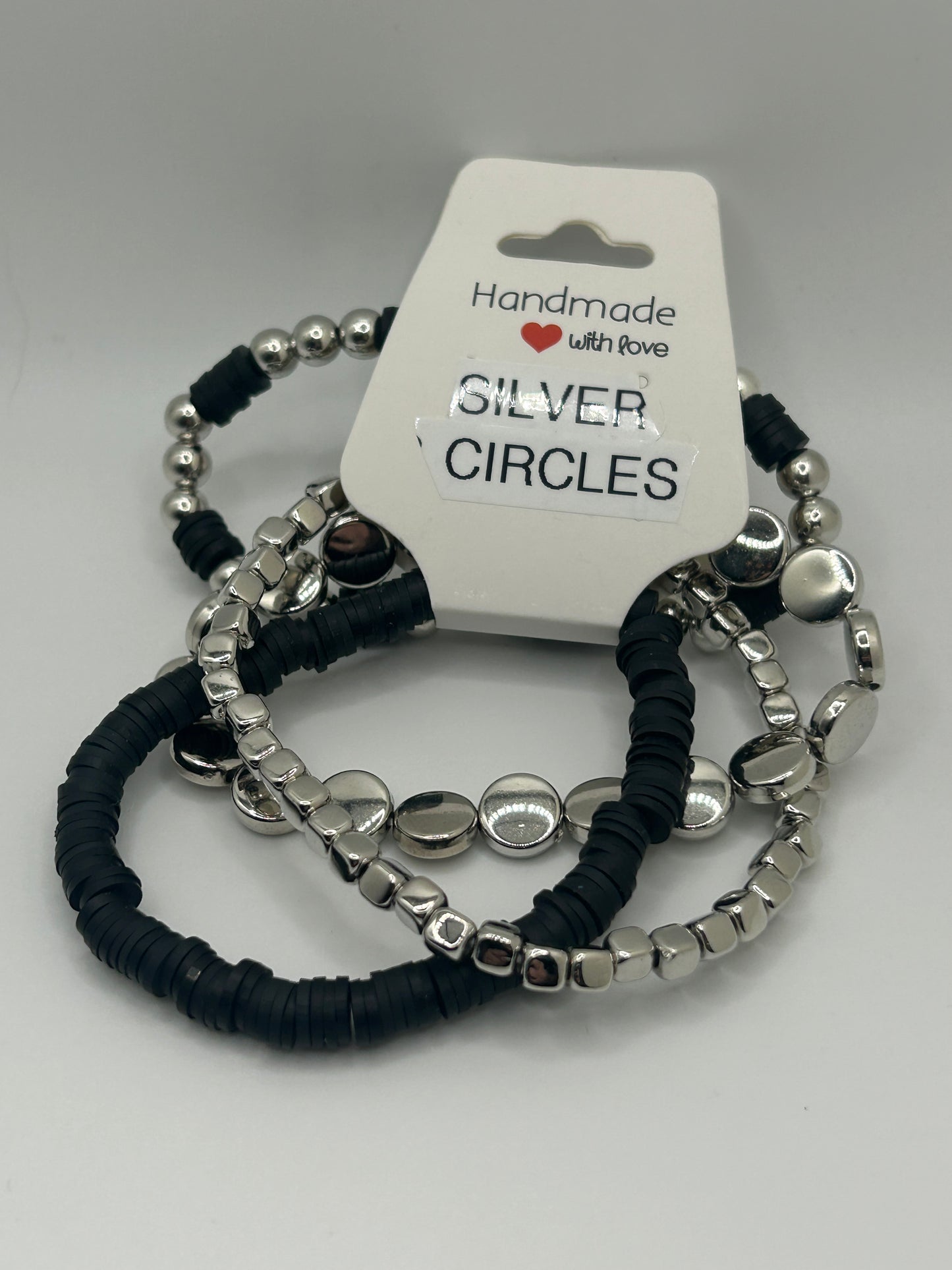 Silver Circles Bracelets