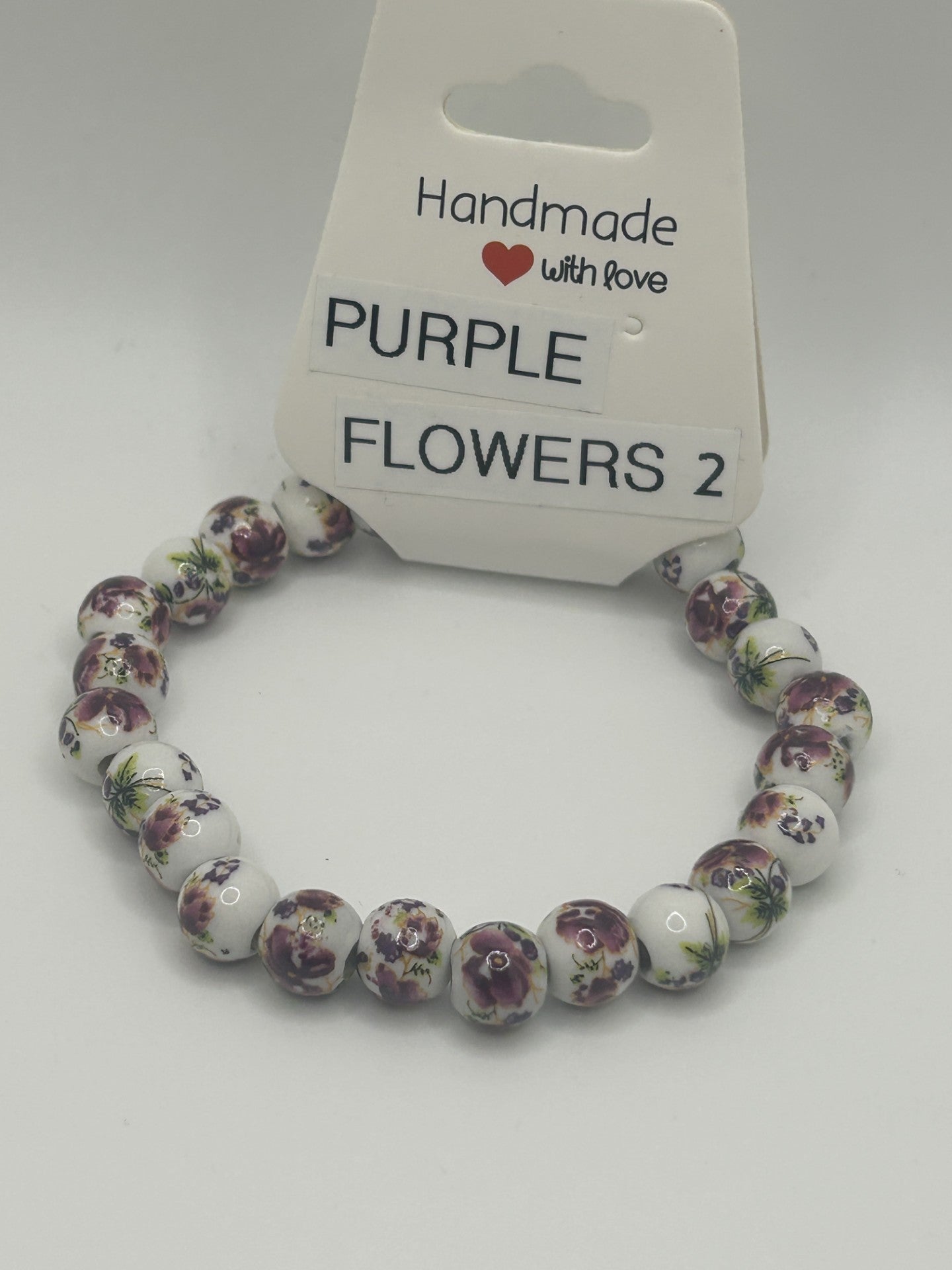 Purple Flowers 2 Bracelet