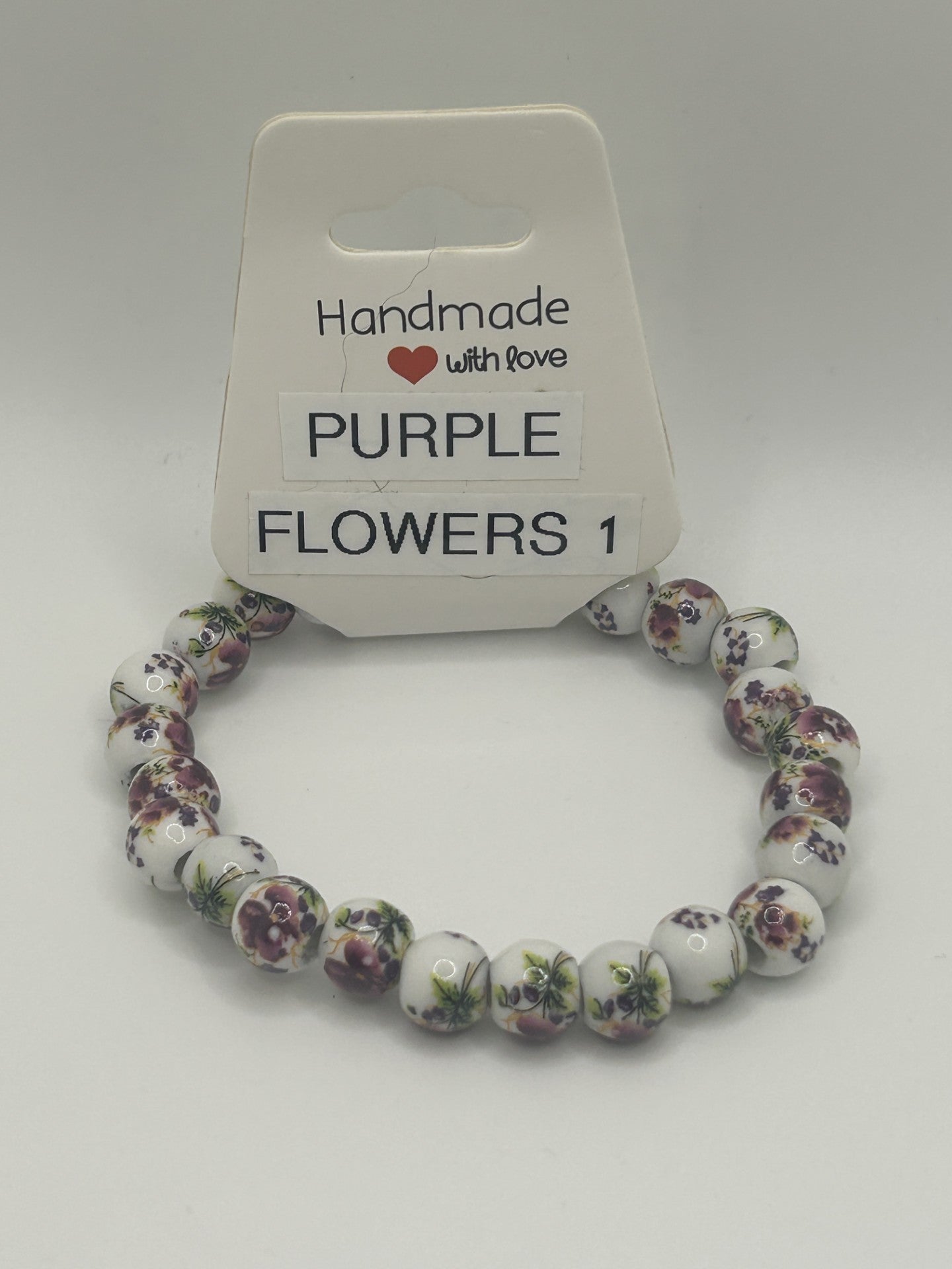 Purple Flowers 1 Bracelet