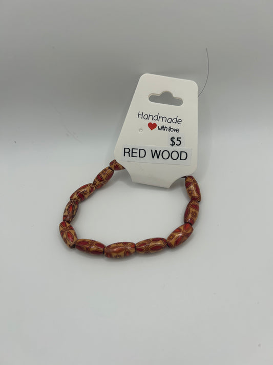Red Wood Bracelet