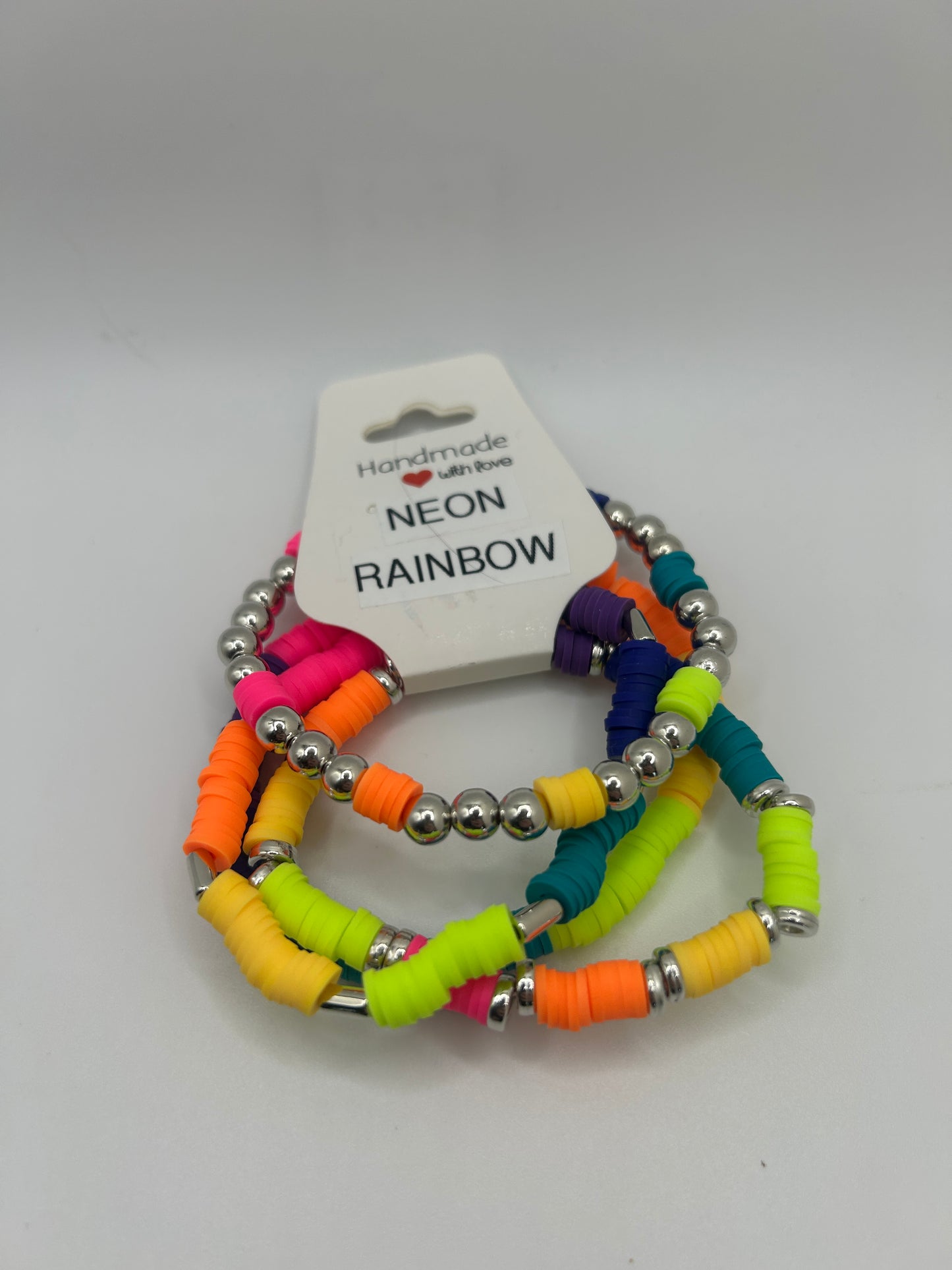 Neon Rainbow Bracelets