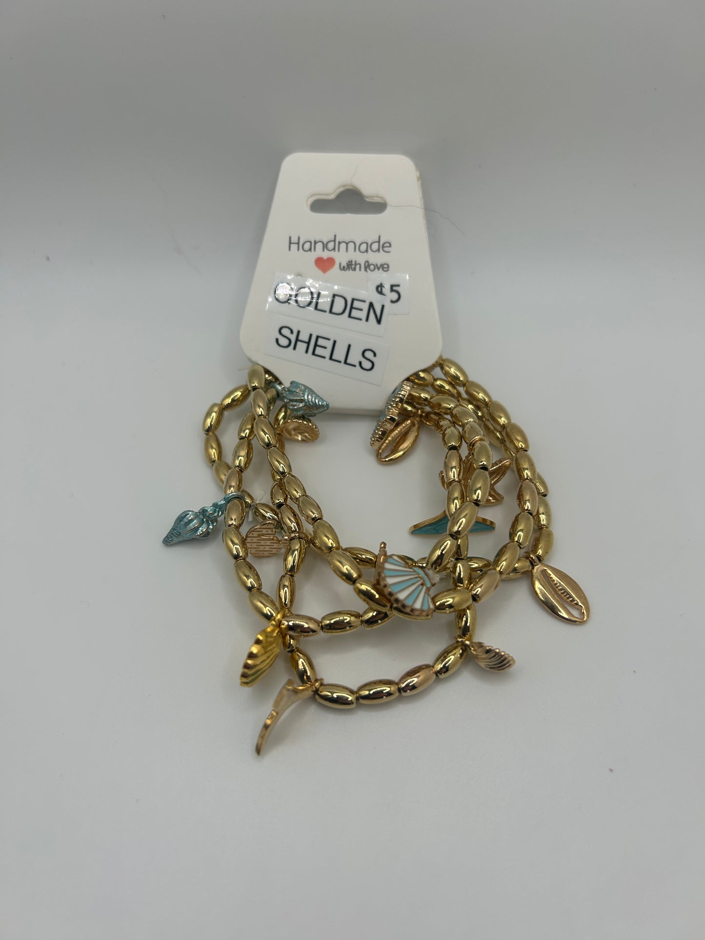 Golden Shells Bracelets