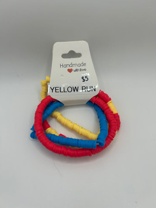 Yellow Run Bracelets