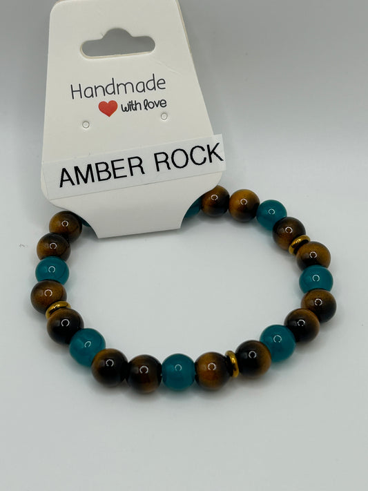 Amber Rock Bracelet