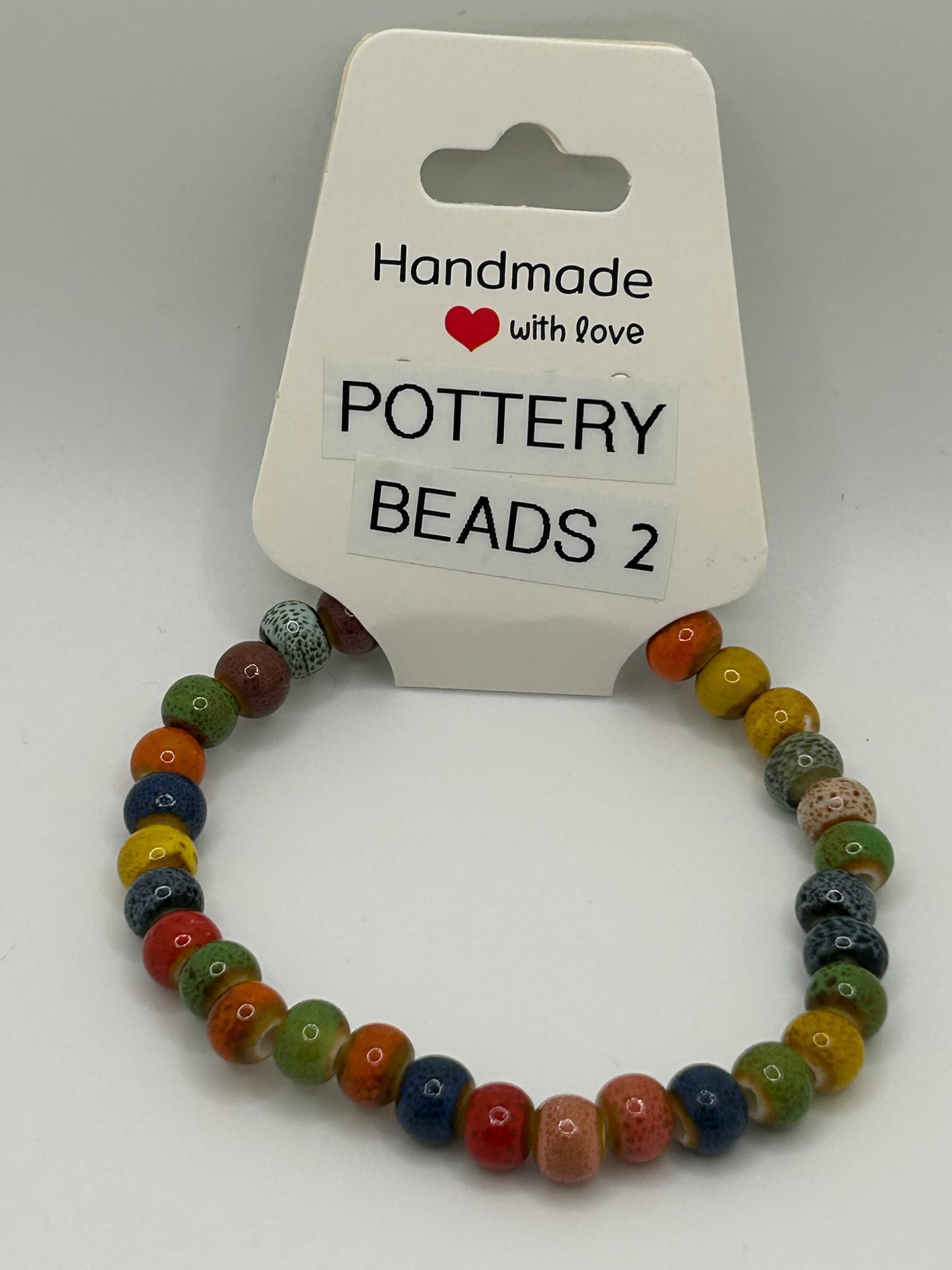 Pottery Beads 2 Bracelet