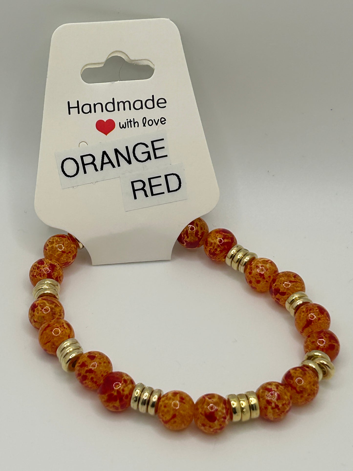 Orange Red Bracelet
