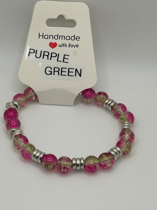 Purple Green Bracelet