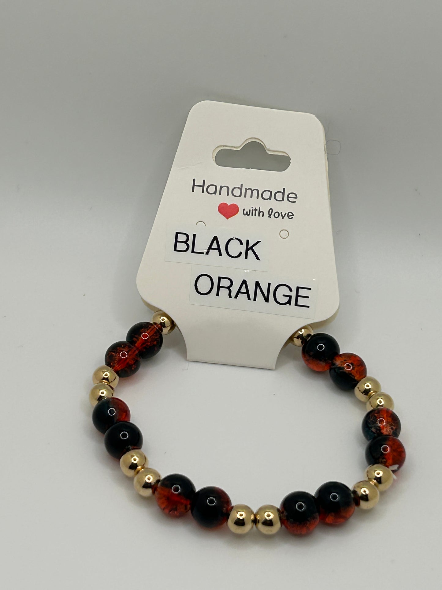 Black Orange Bracelet