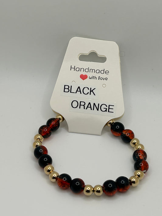Black Orange Bracelet