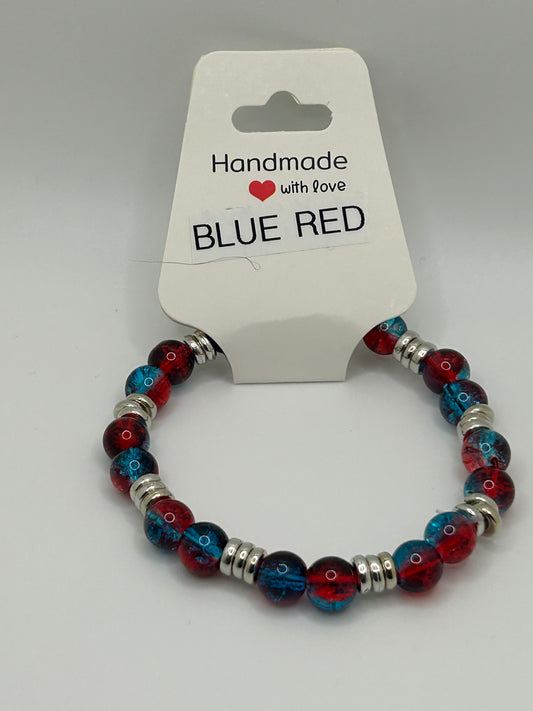 Blue Red Bracelet