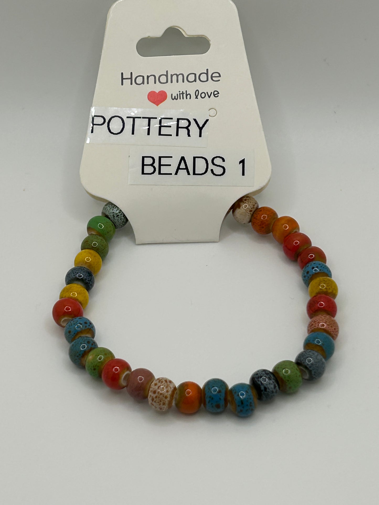 Pottery Beads 1 Bracelet