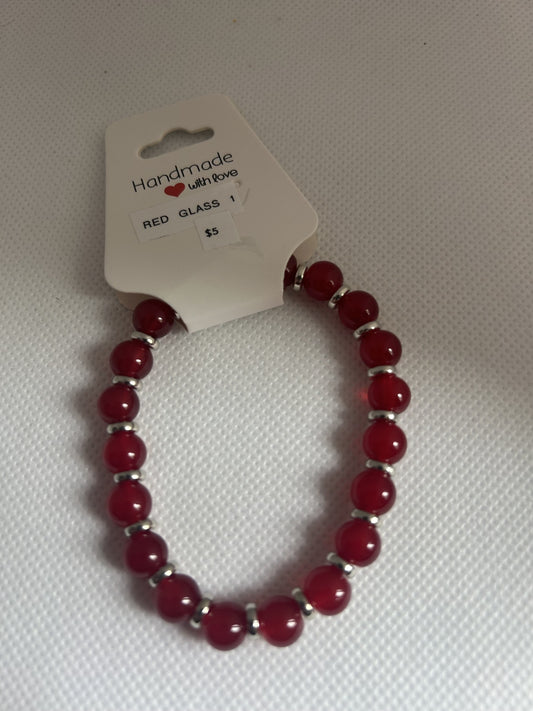 Red Glass Beads