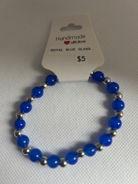 Royal Blue Glass Beads