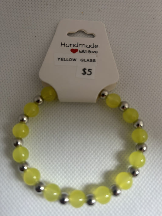 Yellow Glass Beads